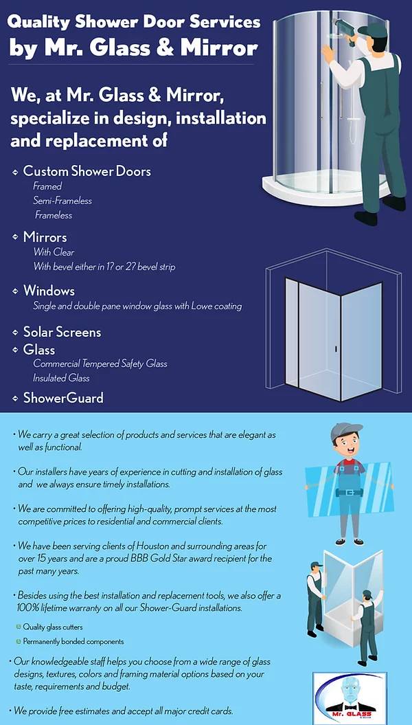 Quality Shower Door Services By Mr. Glass & Mirror